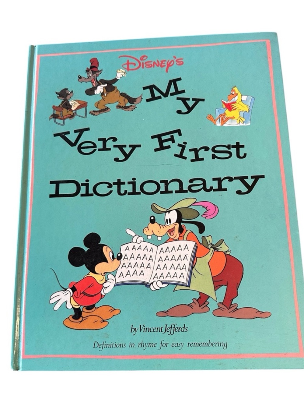 Vintage Disney's My Very First Dictionary - Hardcover 1989 Edition
